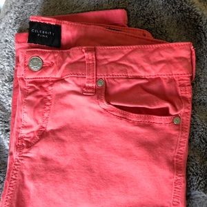 coral pants